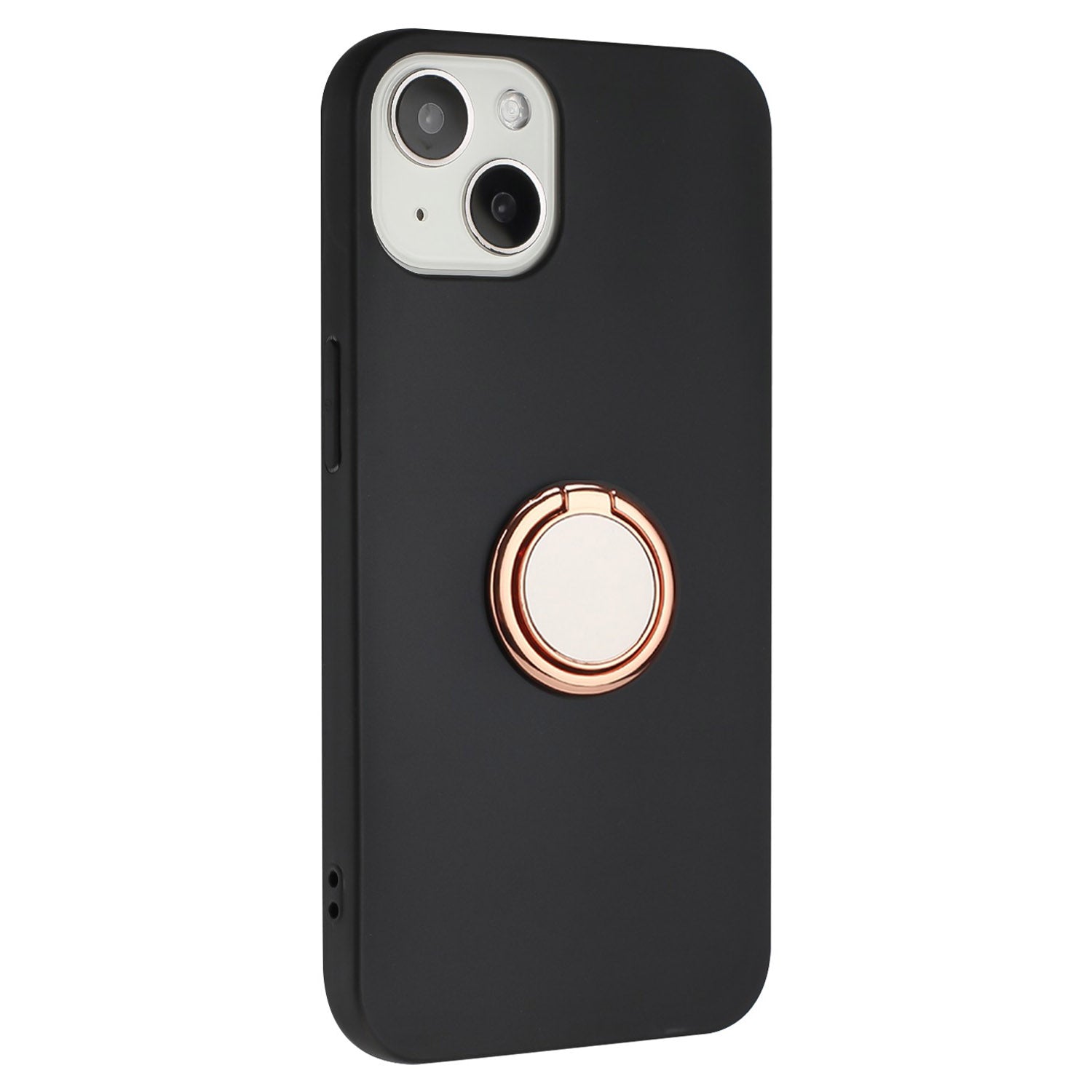 Ring Kickstand TPU Cover for iPhone 13 6.1 inch Frosted Phone Case Support Car Magnet Mount Ring Kickstand TPU Cover for iPhone 13 6.1 inch Frosted Phone Case Support Car Magnet Mount